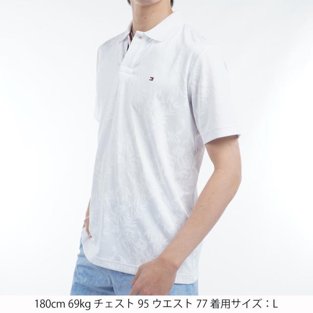 トミー ヒルフィガー ゴルフ　TOMMY HILFIGER GOLF　リーフジャガード 半袖ポロシャツ_1