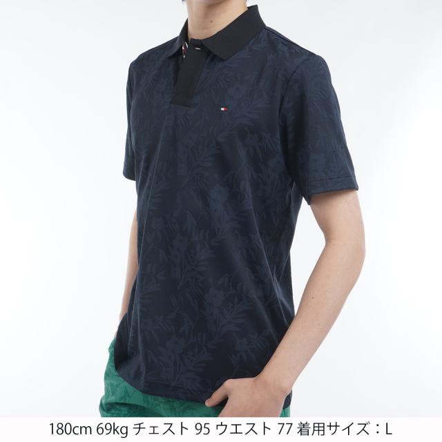 トミー ヒルフィガー ゴルフ　TOMMY HILFIGER GOLF　リーフジャガード 半袖ポロシャツ_4