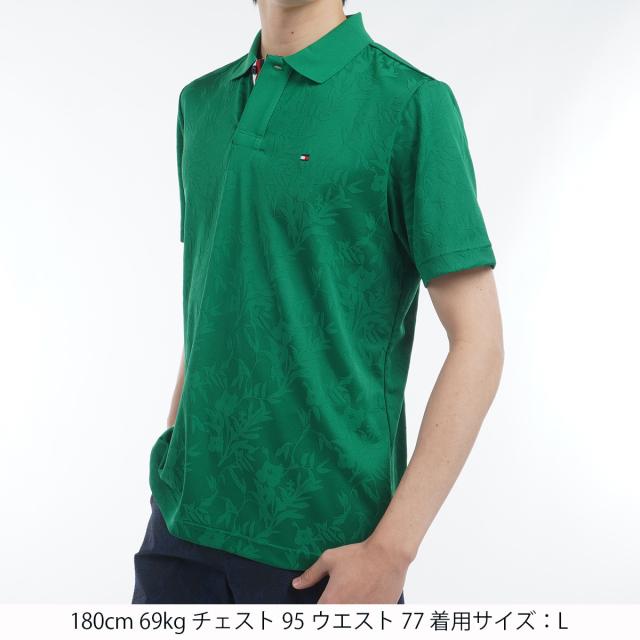 トミー ヒルフィガー ゴルフ　TOMMY HILFIGER GOLF　リーフジャガード 半袖ポロシャツ_16