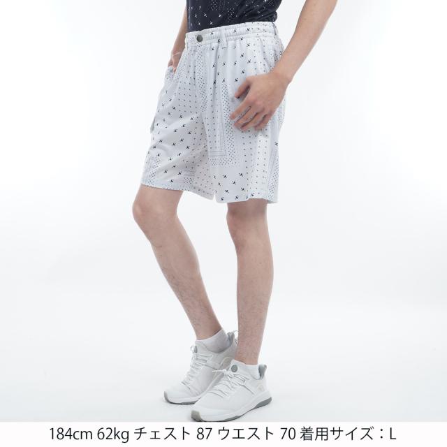 トミー ヒルフィガー ゴルフ　  GOLF　ストレッチ バンダナプリント ショートパンツ トミー ヒルフィガー ゴルフ TOMMY HILFIGER GOLF ストレッチ バンダナ