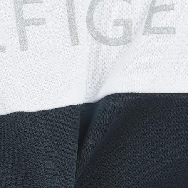 トミー ヒルフィガー ゴルフ TOMMY HILFIGER GOLF 対比色合い ロゴタイプ半袖スポーツシャツ レディス