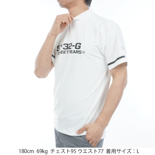 SY32 by SWEET YEARS ゴルフ 半袖 ポロシャツ ホワイト 6L SY32 by SWEET YEARS GOLF ゴルフウェア メンズ ポロシャツ