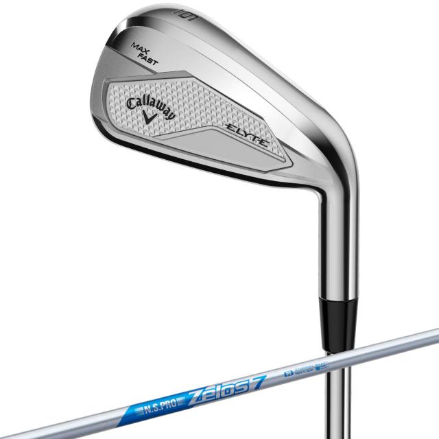 キャロウェイゴルフ　ELYTE　エリート MAX FAST アイアン(単品) N.S.PRO ZELOS 7　シャフト：N.S.PRO ZELOS 7