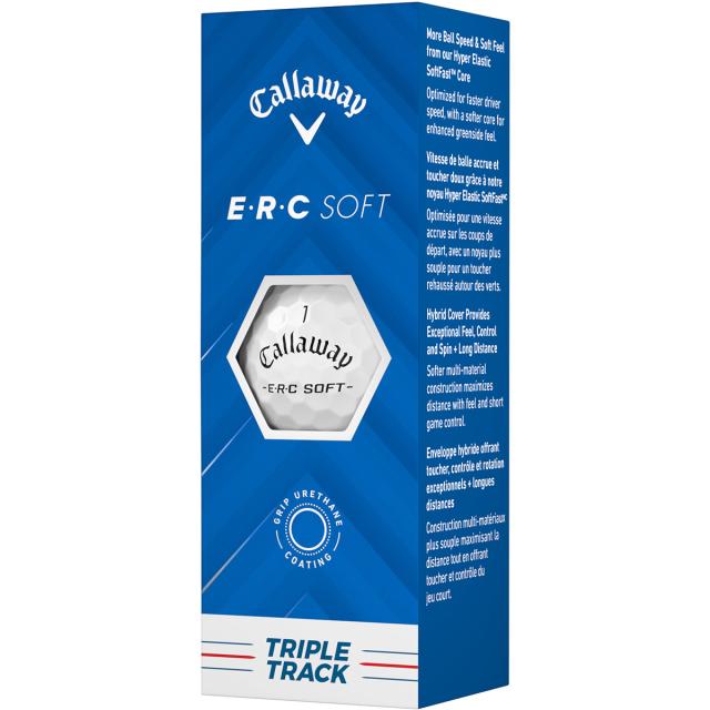 キャロウェイゴルフ E・R・C ERC SOFT TRIPLE TRACK ボール 3ダースセット