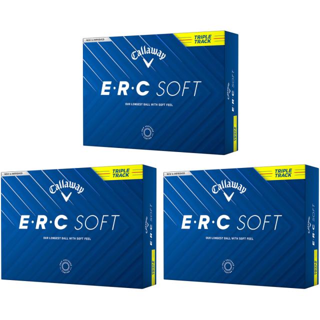 キャロウェイゴルフ E・R・C ERC SOFT TRIPLE TRACK ボール 3ダースセット