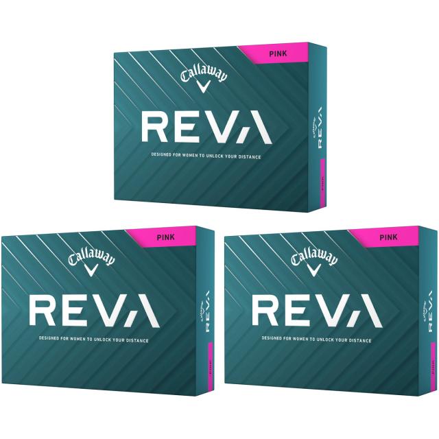 キャロウェイゴルフ　REVA　REVA ボール 3ダースセット