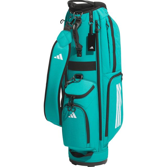 コンペ景品：未使用：アディダス スリーストライプ レディースキャディバッグ adidas（アディダス） （レディース）ゴルフ キャディバッグ カート式