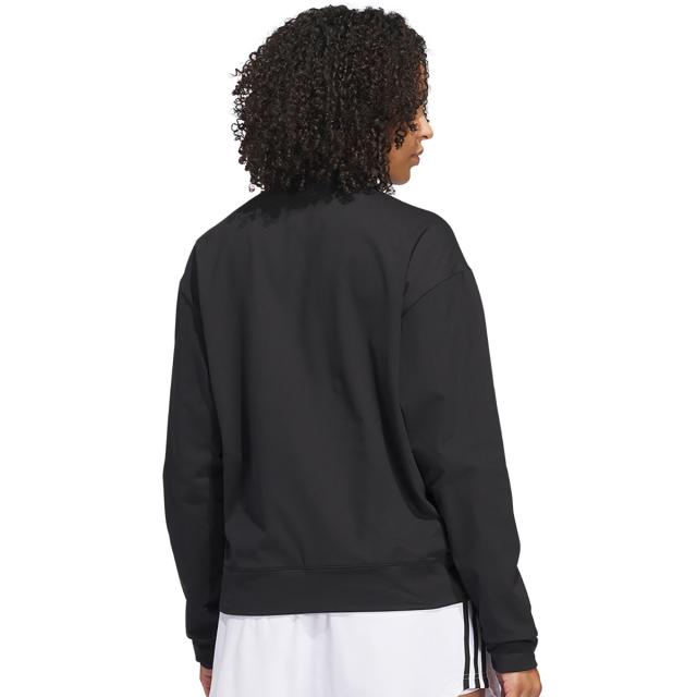 アディダス　Adidas　ストレッチ アディゼロ ファブリックミックス ハーフジップ 長袖ジャケット　レディス_1
