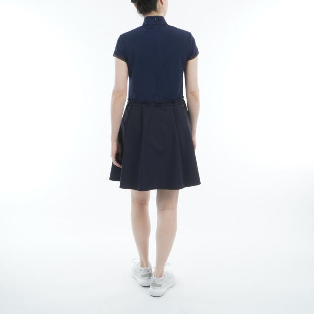 ランバン スポール LANVIN SPORT モックネック半袖ワンピース