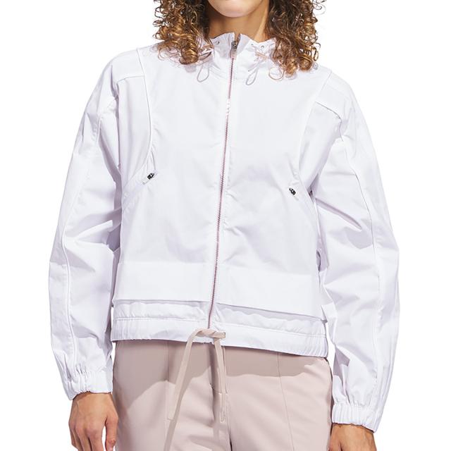 アディダス　Adidas　ビヨンド ザ コース ストレッチ フルジップ ボックスシルエット長袖フーディー　レディス アディダス Adidas ビヨンド ザ コース ストレッチ フルジップ