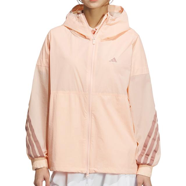 アディダス　Adidas　LIGHT DWR ストレッチ フルジップフーディー　レディス