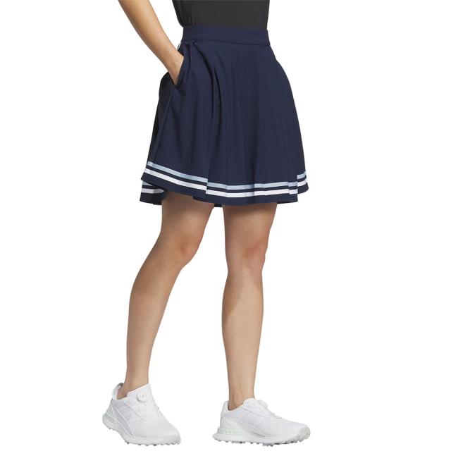 アディダス　Adidas　ストレッチ ソリッド プリーツ スカート　レディス