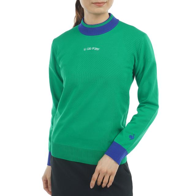 ルコックスポルティフ ゴルフ　Le coq sportif GOLF　ニワトリモチーフ モックネックセーター　レディスの通販は