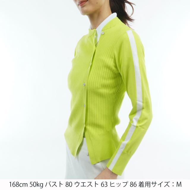 ルコックスポルティフ ゴルフ　Le coq sportif GOLF　RIJOUME アシンメトリーリブセーター　レディス_12