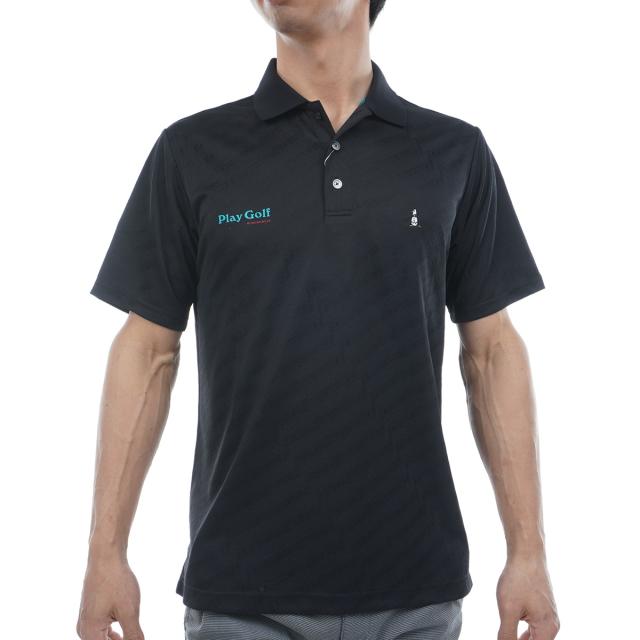 マンシングウェア Munsingwear SEASON ロゴジャカード ストレッチ半袖