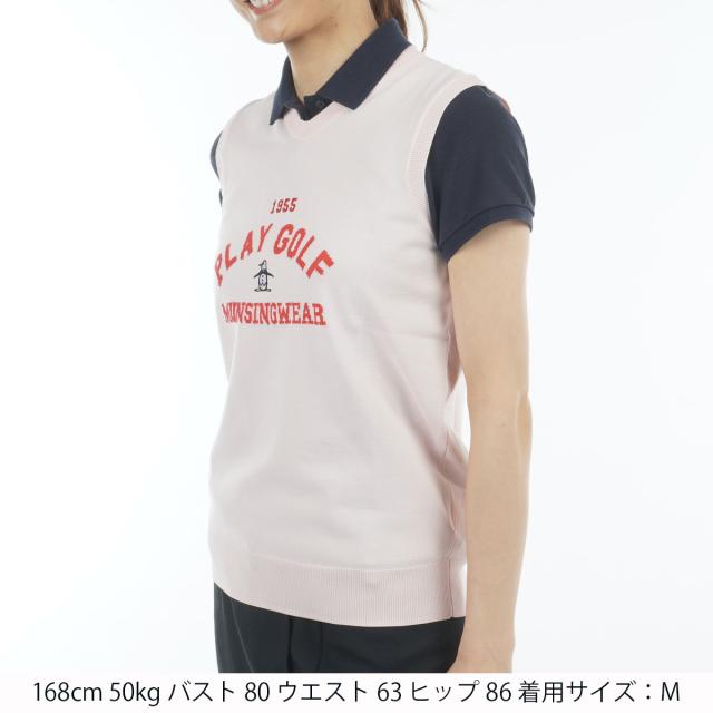 マンシングウェア Munsingwear SEASON COLLECTION ロゴ柄インターシャ