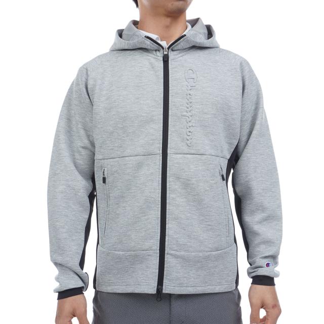 チャンピオンゴルフ　Champion GOLF　テックウイーブ ストレッチ 3層構造フルジップフーディー機能スウェットシャツの通販は