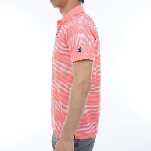 ADMIRAL アドミラル 半袖ポロシャツ 総柄 ピンク系 LL [240001943775