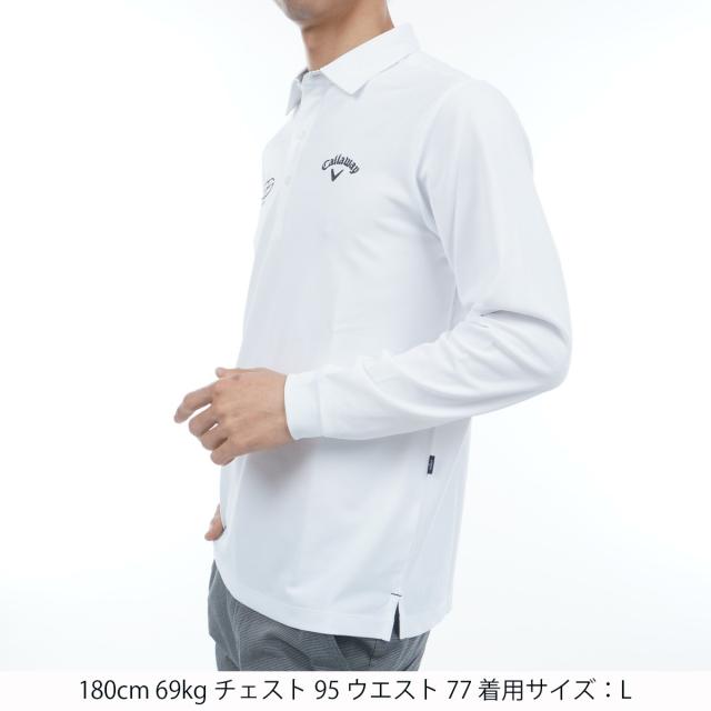 キャロウェイゴルフ Callaway Golf 鬼鹿の子長袖ポロシャツの通販はau
