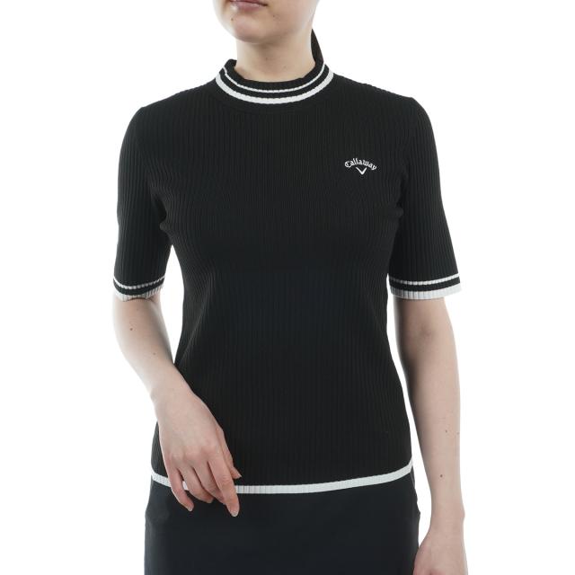 キャロウェイゴルフ　Callaway Golf　半袖モックネックリブセーター　レディスの通販は 12,100円