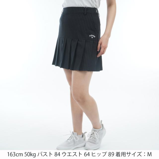 キャロウェイ ゴルフ Callaway ストライプ スカート ホワイト LL ⭐️ Callaway ⭐︎ レディース M ストレッチ ストライプ スカート 超