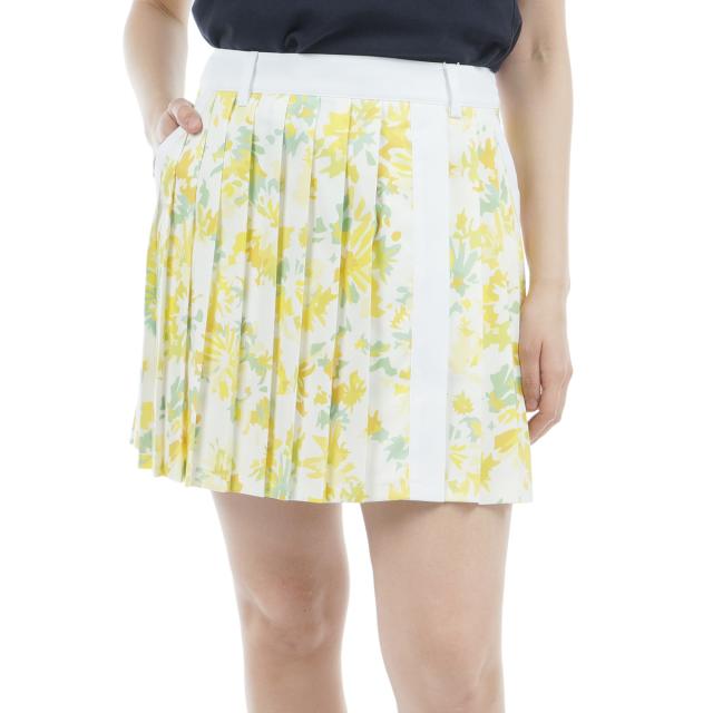 キャロウェイゴルフ　Callaway Golf　フラワープリントプリーツスカート　レディス