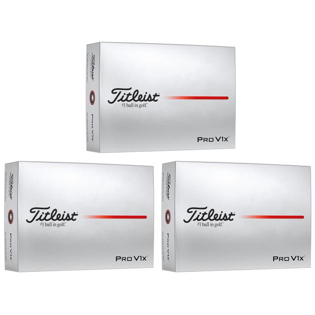 タイトリスト　PRO V1　PRO V1X ボール 3ダースセット
