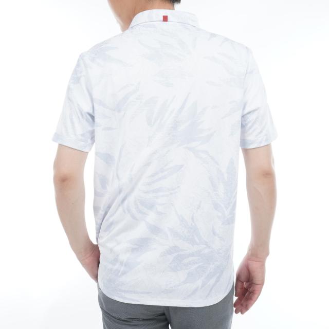 キャロウェイゴルフ CALLAWAY RED LABEL ストレッチ LEAFプリント半袖