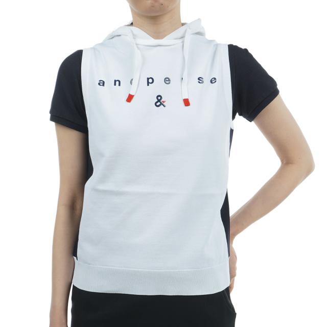 アンパスィ　and per se　ストレッチ アクティブニットパーカーベスト　レディスの通販は 7,761円
