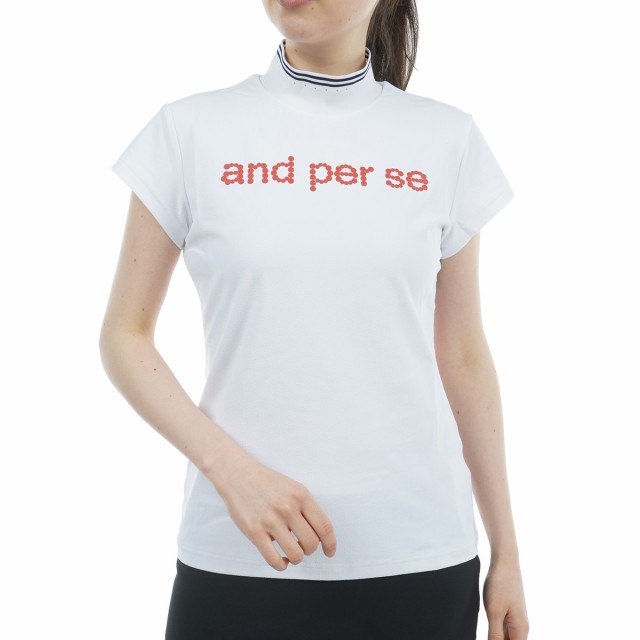 アンパスィ and per se ドライストレッチパイル モックネック