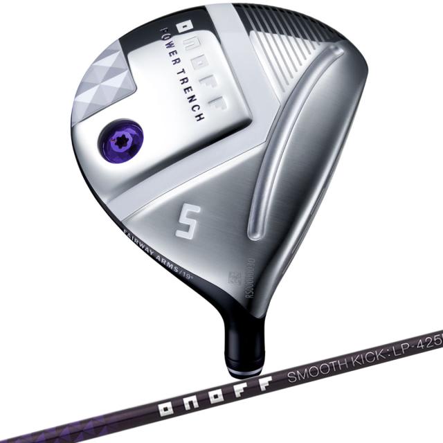 オノフ　LADY　オノフ レディ フェアウェイアームズ SMOOTH KICK LP-425F パープル　シャフト：SMOOTH KICK LP-425F パープル　レディス