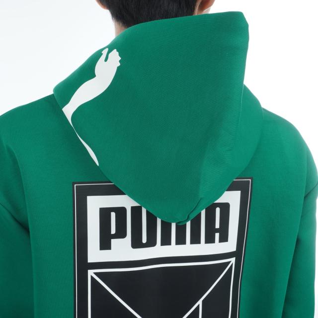 プーマ　PUMA　PUMA × TANGRAM ダンボールニットフーディー プーマ PUMA PUMA × TANGRAM ダンボールニットフーディーの通販はau