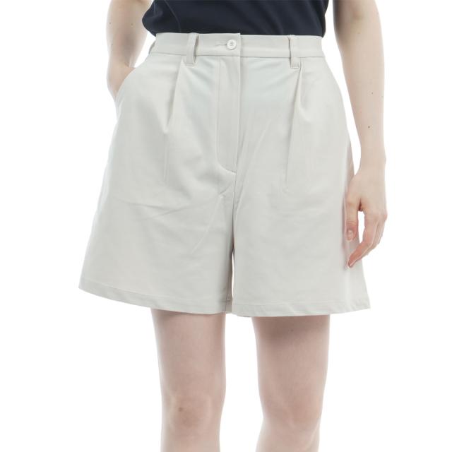 ブリーフィング　BRIEFING　ハイ ウエスト プリーツ ショートパンツ　レディス