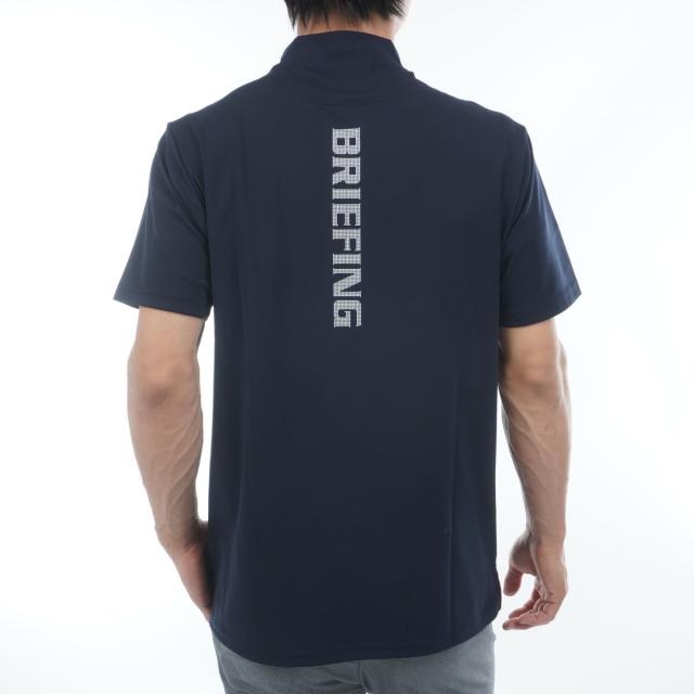 【新品】ブリーフィング／ハイネック／モックネック／半袖 ブリーフィング（BRIEFING）（メンズ）モックネック ゴルフ 半袖