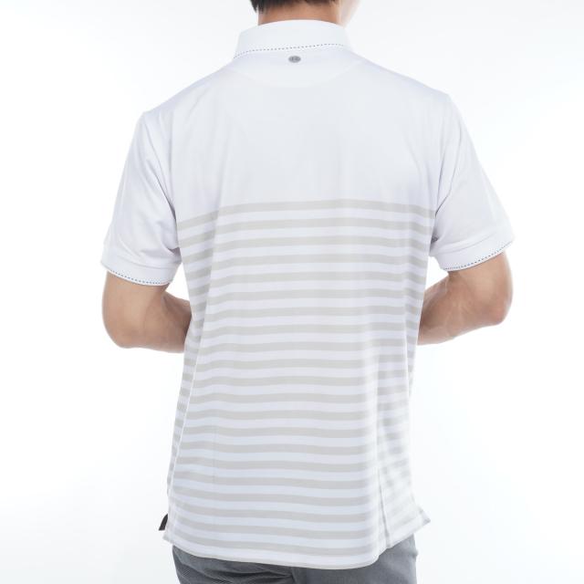 ブリーフィング BRIEFING シャドウ ストライプ 半袖ポロシャツ