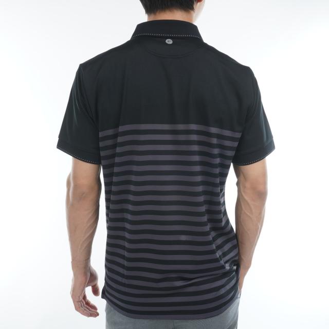 ブリーフィング BRIEFING シャドウ ストライプ 半袖ポロシャツ