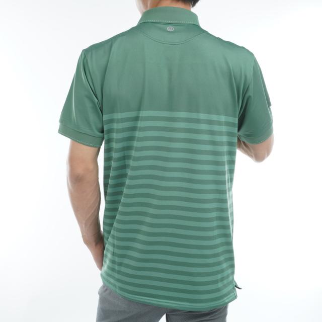 ブリーフィング BRIEFING シャドウ ストライプ 半袖ポロシャツ