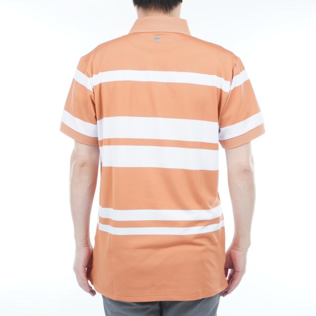 【新品】ブリーフィング BRIEFING ストライプ 半袖ポロシャツ セール・アウトレット】マリンストライプ 半袖ポロシャツ(半袖