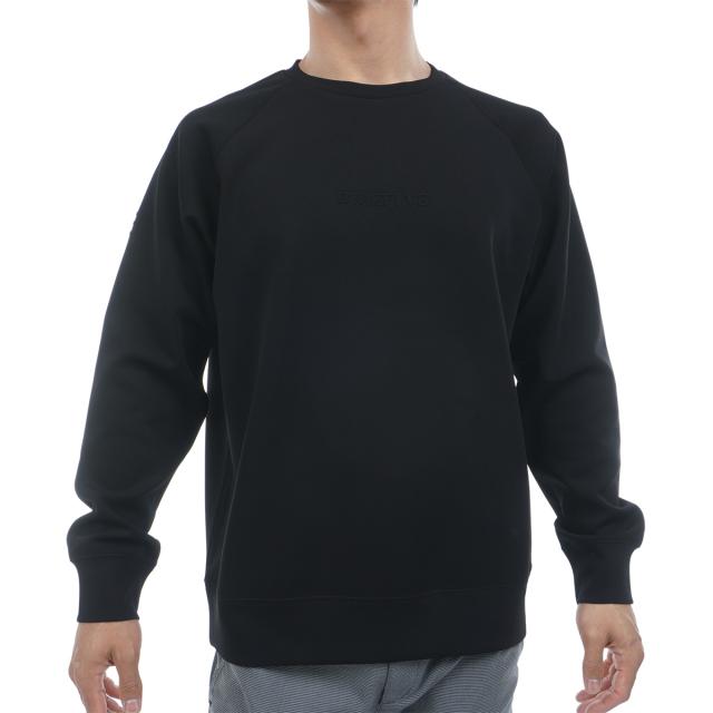 ブリーフィング BRIEFING ストレッチ ミニ 3D ロゴ クルーネックスウェット