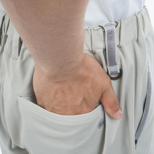 ブリーフィング　BRIEFING　ストレッチ メッシュ ワイド ワンタックハーフパンツ