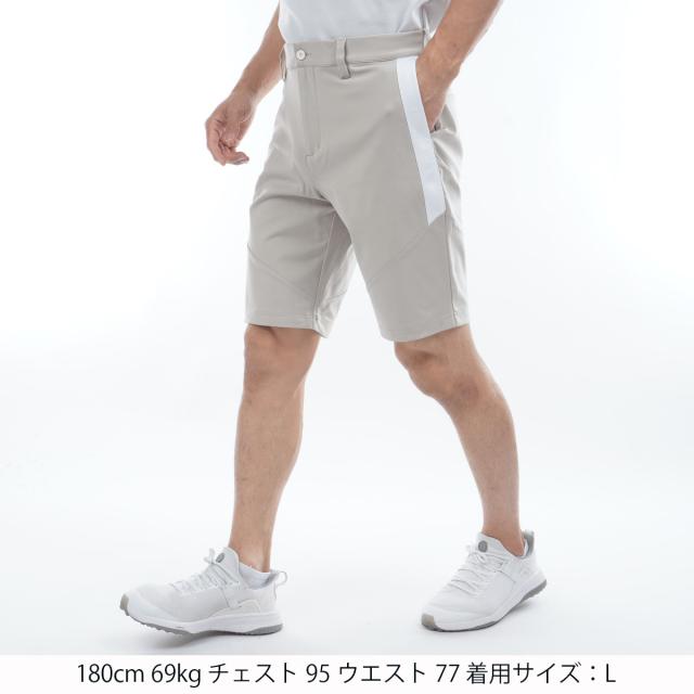 ブリーフィング Lサイズ ハーフパンツ パンツ ラインロゴ 黒