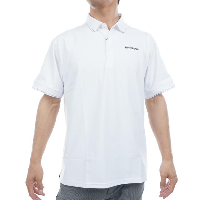 ブリーフィング　BRIEFING　ロゴ ライン RF 半袖ポロシャツ