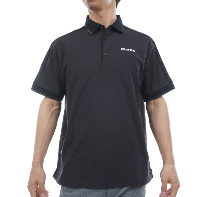 ブリーフィング BRIEFING ロゴ ライン RF 半袖ポロシャツ