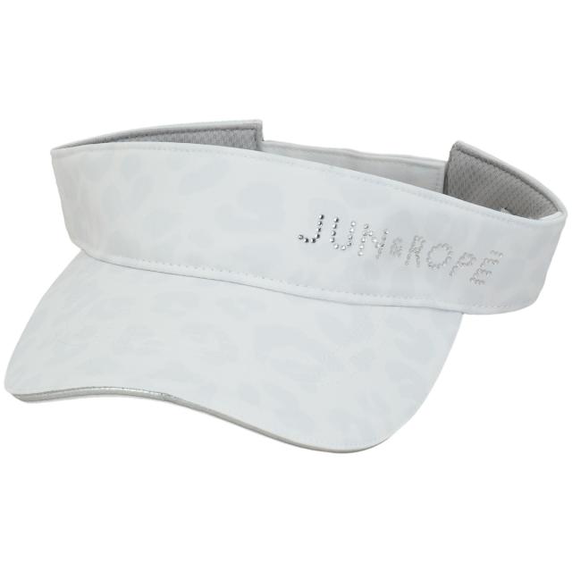 ジュン アンド ロペ　JUN & ROPE　アニマル柄 ラインストーンサンバイザー　レディス