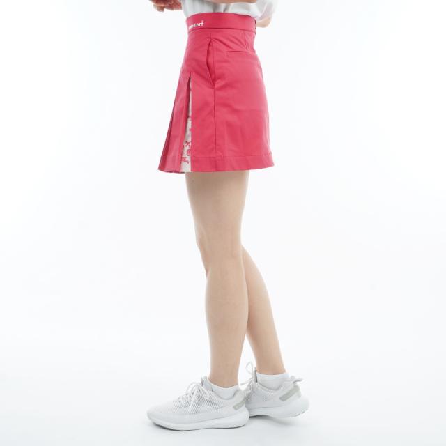 ビバハート VIVA HEART ボタニカル アシメプリーツ ストレッチツイル