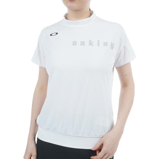 オークリー　OAKLEY　ELEVATE SQUEEZE HEM モックネック半袖シャツ　レディス