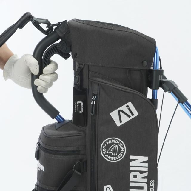 超美品アーマーインARMOURIN PRO MODEL8.5 キャディバッグ PRO MODEL8.5 WINE FRAME スタンドキャディバッグ(【男性】キャディ