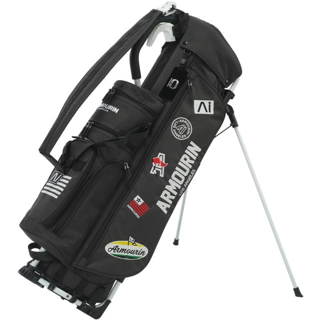 アーマーイン　ARMOURIN　PRO MODEL8.5 WHITE FRAME／Embroidery スタンドキャディバッグ