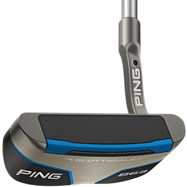 ピン　PING　スコッツデール B63 パター(グリップ：PP58 MID SIZE BLACK／BLUE)　シャフト：スチール