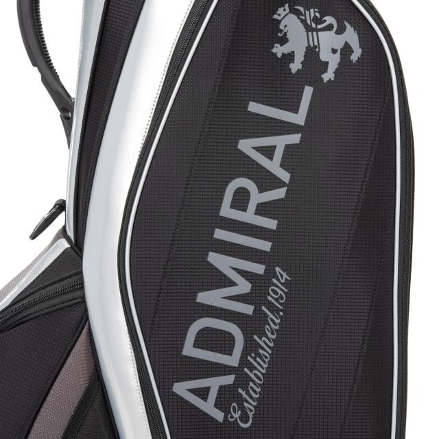 美品】ADMRIAL 1914 キャディバッグ ホワイト・ブラック 【公式通販】